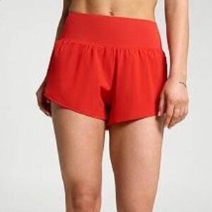 DSG Stride High-Rise Short Women Small Red New With Tags